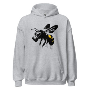 🐝 Hoodie “Nectar Noir” – Front Print Edition