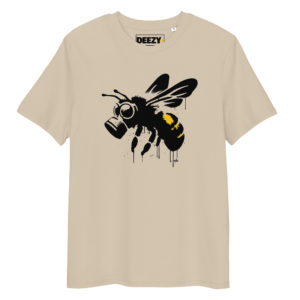 Alternative view of 🐝 T-shirt “Nectar Noir”– Organic 🌿